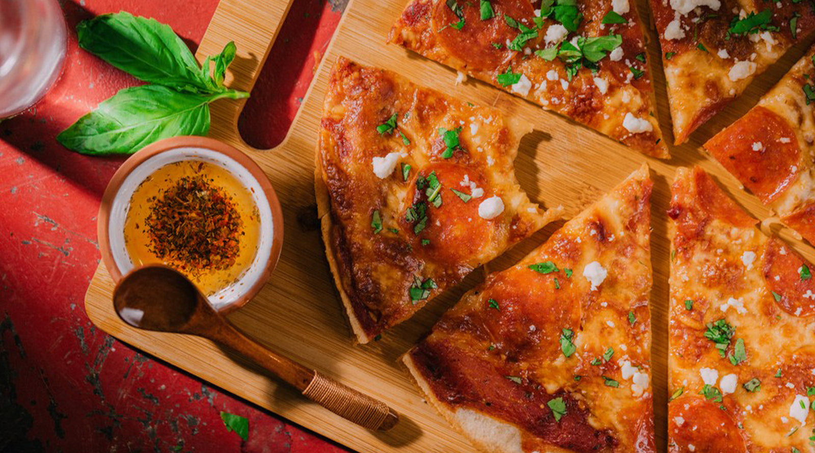 Basil Pepperoni Pizza Recipe