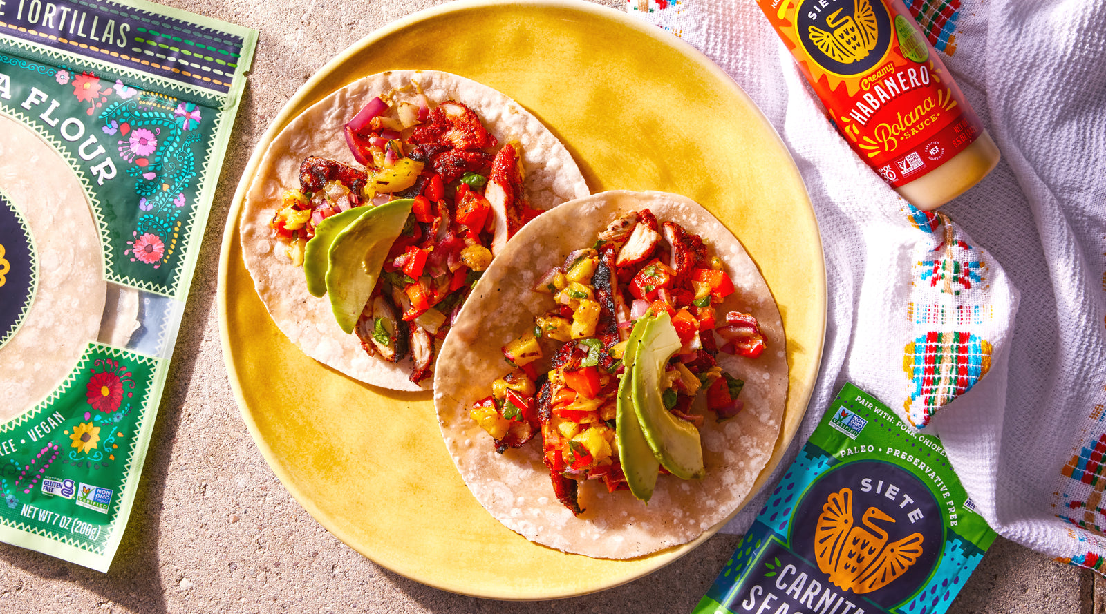 Chicken Achiote Tacos