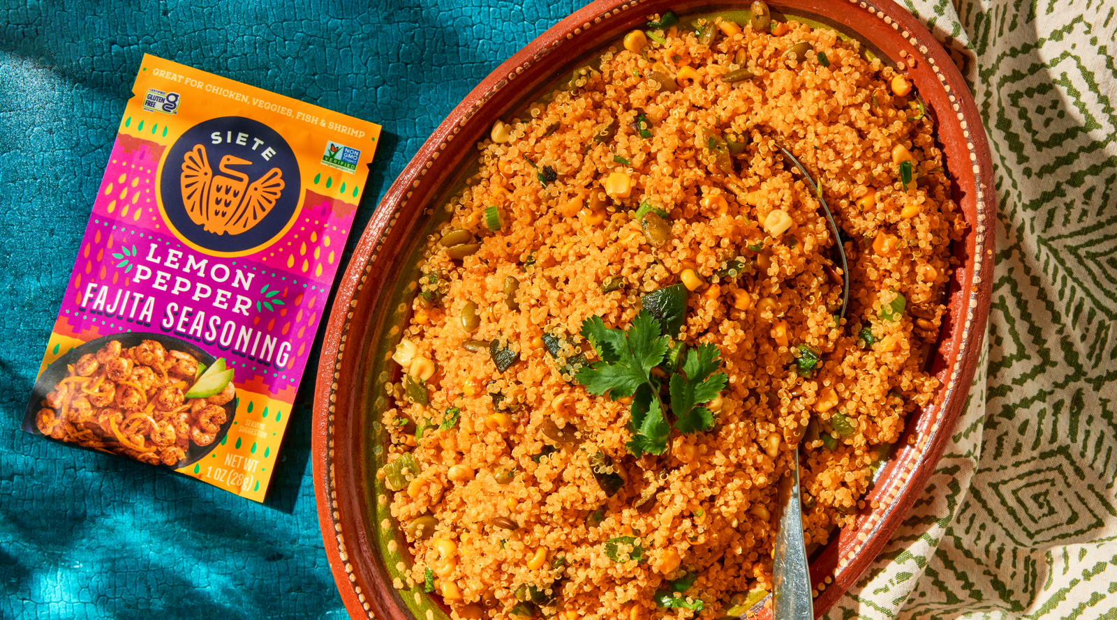 Gemma’s Roasted Corn and Poblano Quinoa