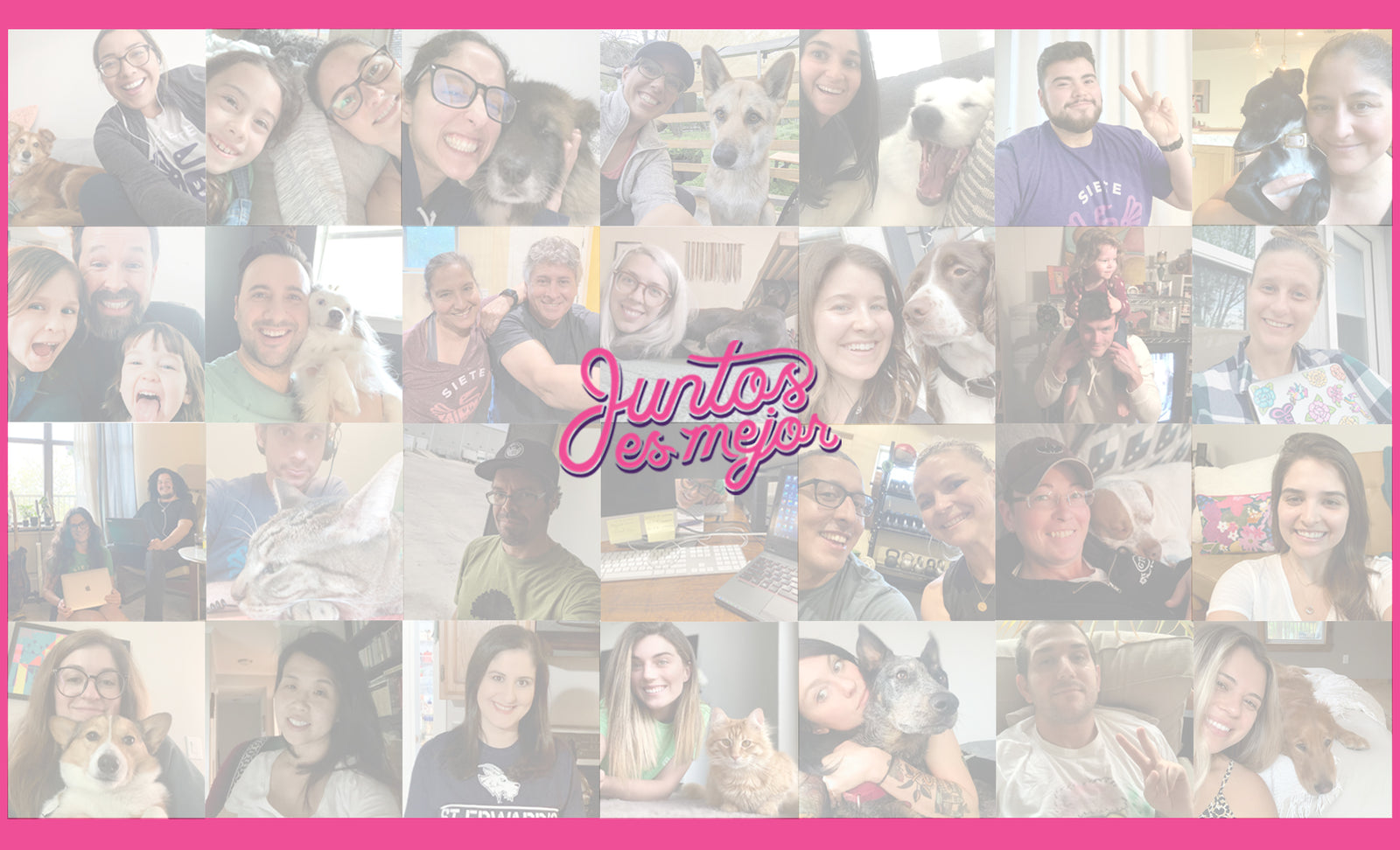 We Are With You, A Special Note From Our Family