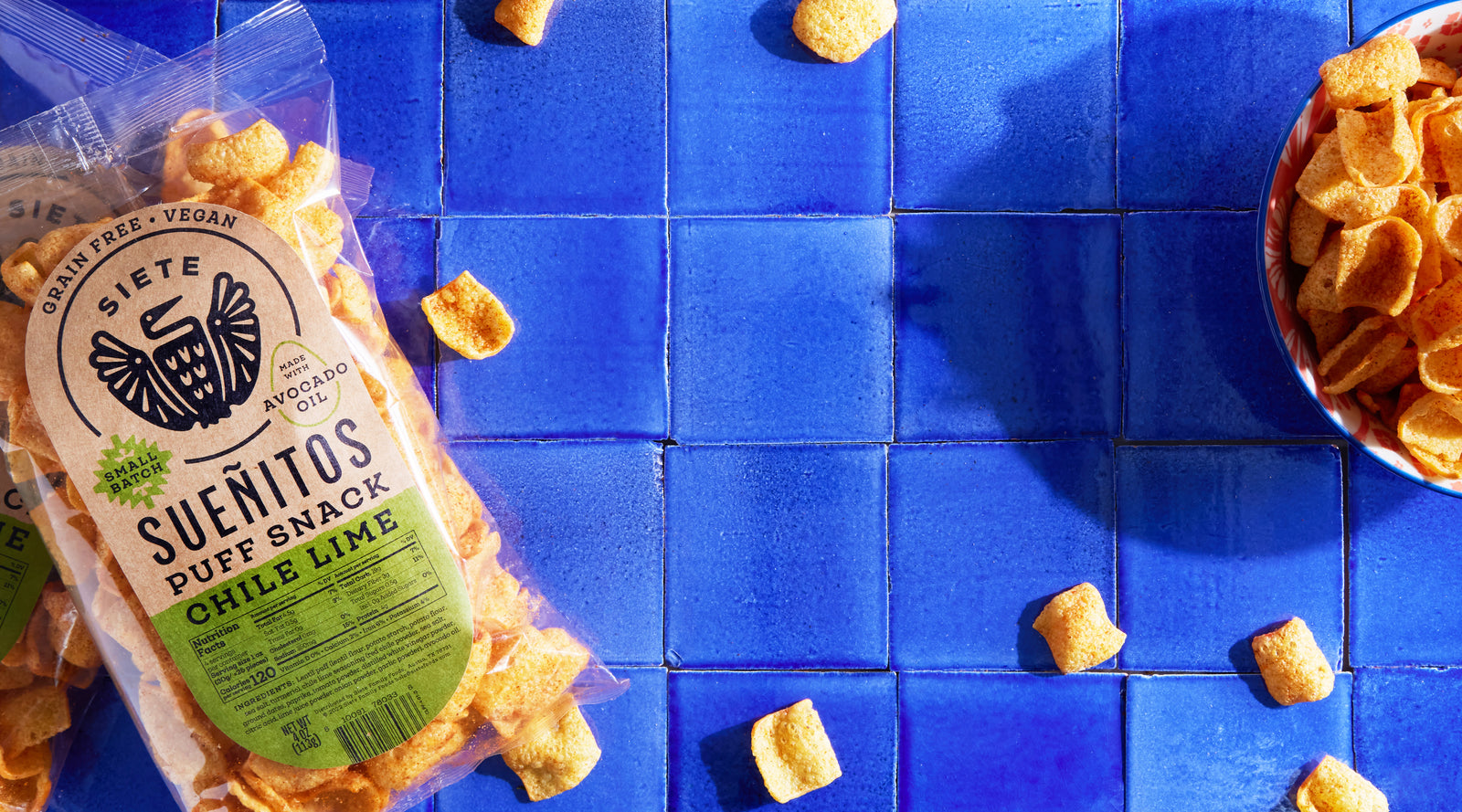 Siete Small Batch: Sueñitos Chile Lime Puff Snack