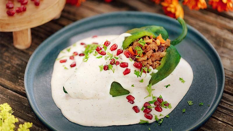 Dairy Free Turkey Chile en Nogada