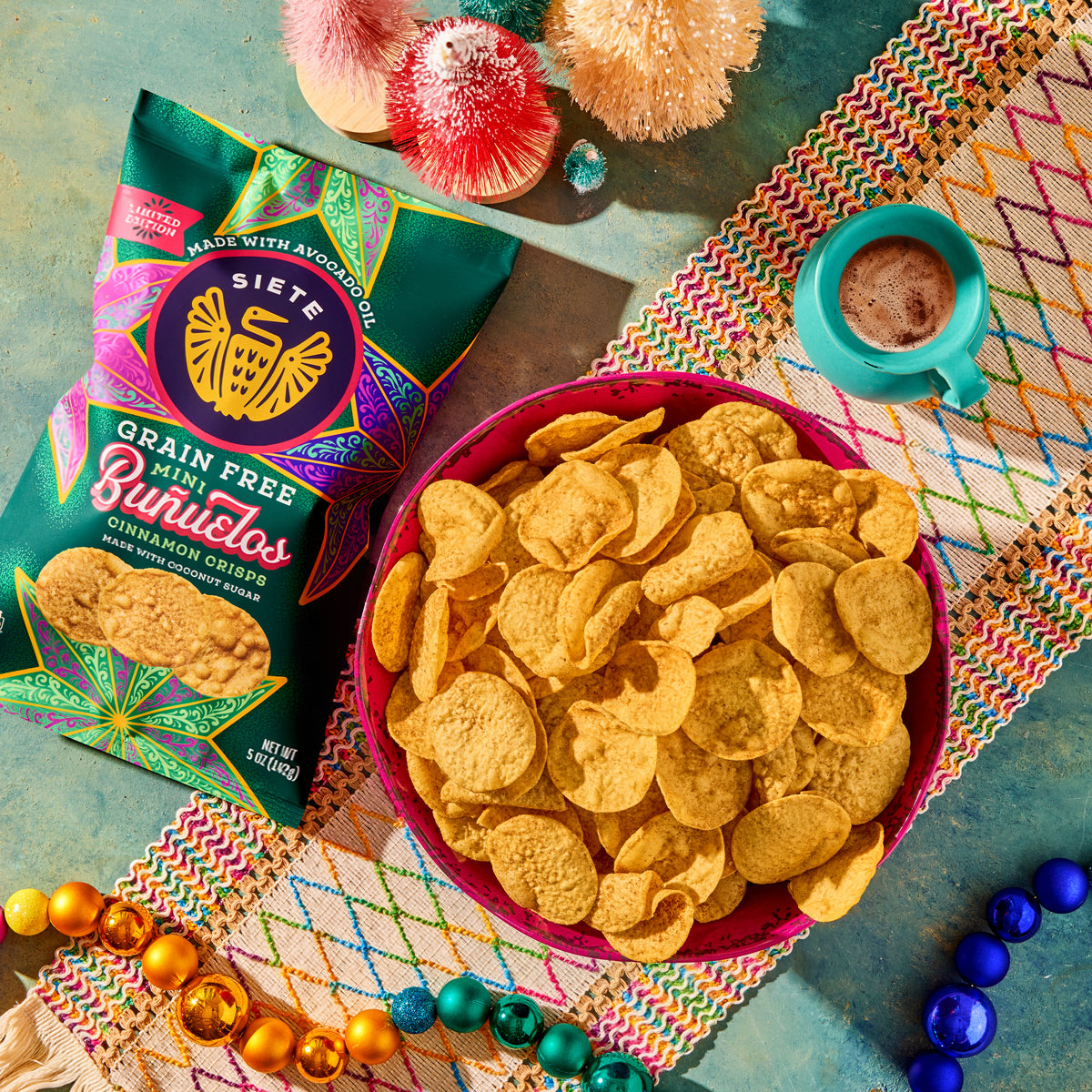 Grain Free Mini Buñuelos Cinnamon Crisps