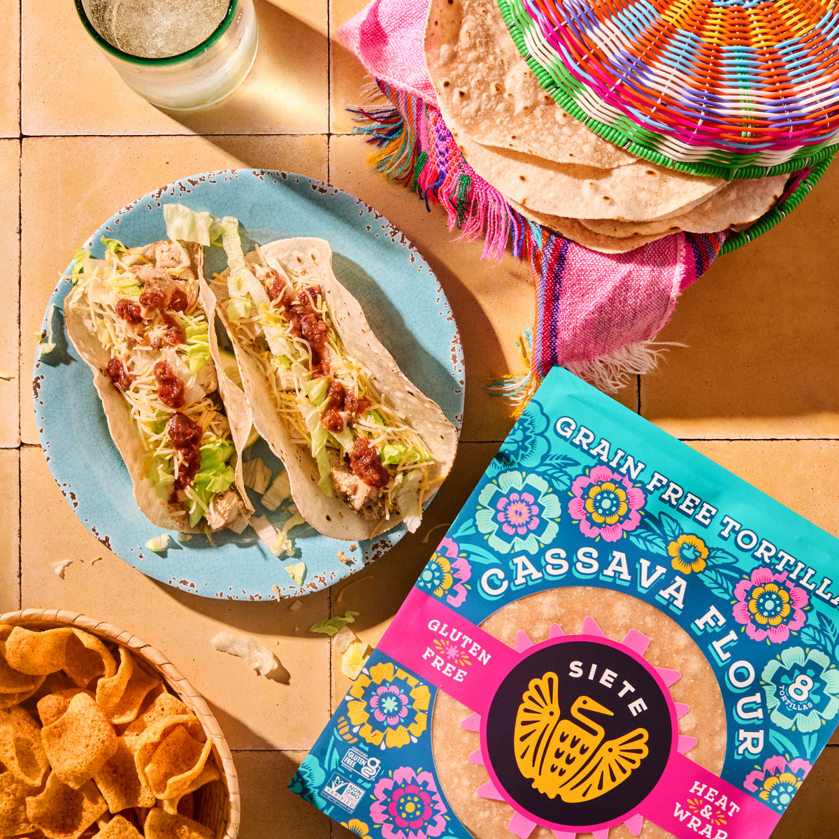 Grain Free Cassava Flour Tortillas