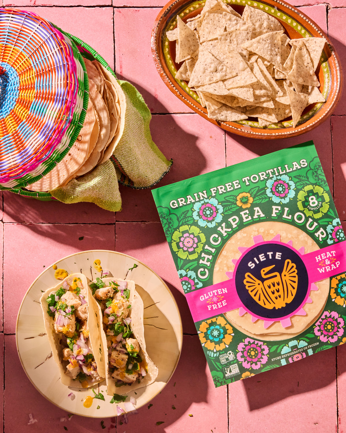 Grain Free Chickpea Flour Tortillas