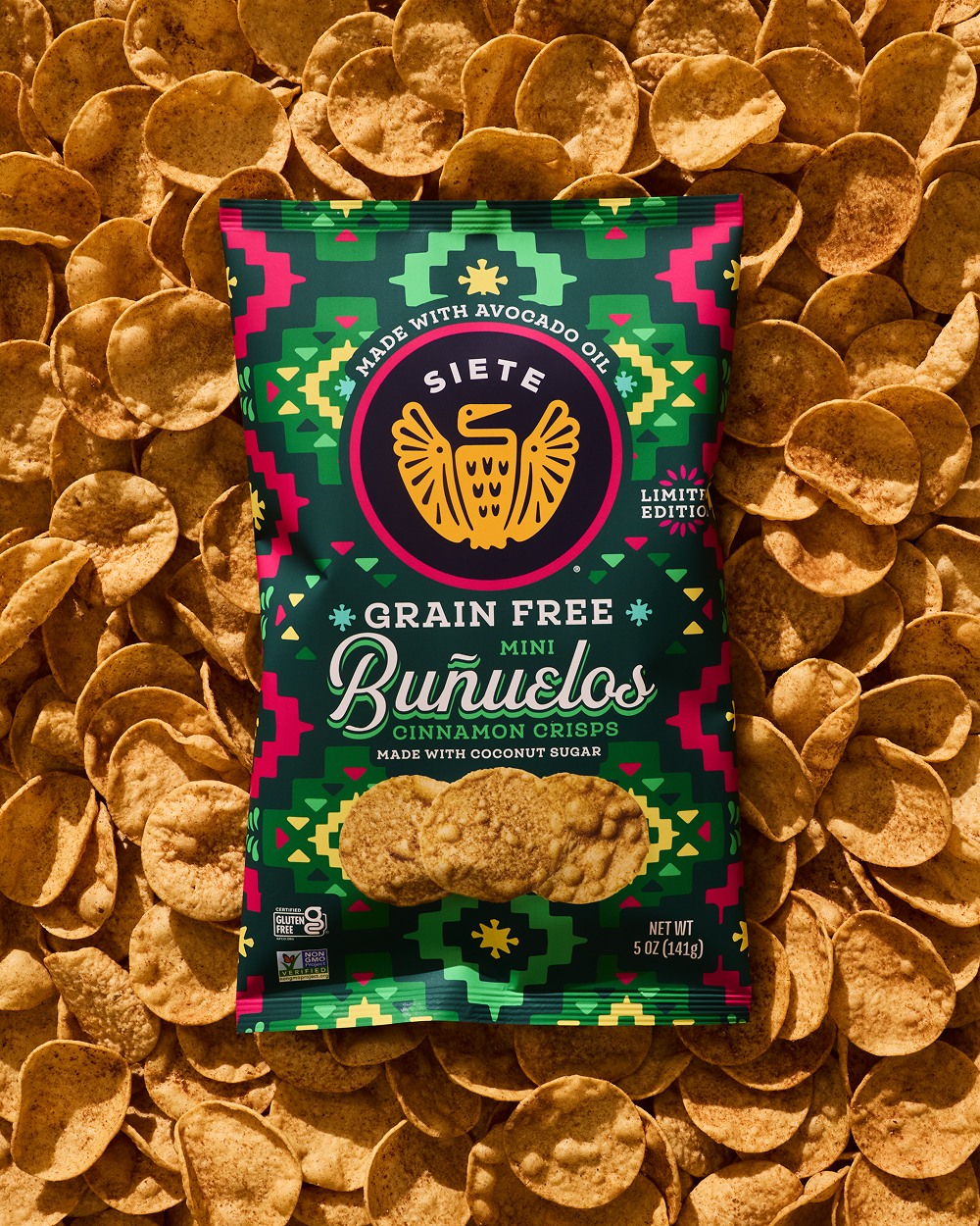 Grain Free Mini Buñuelos Cinnamon Crisps