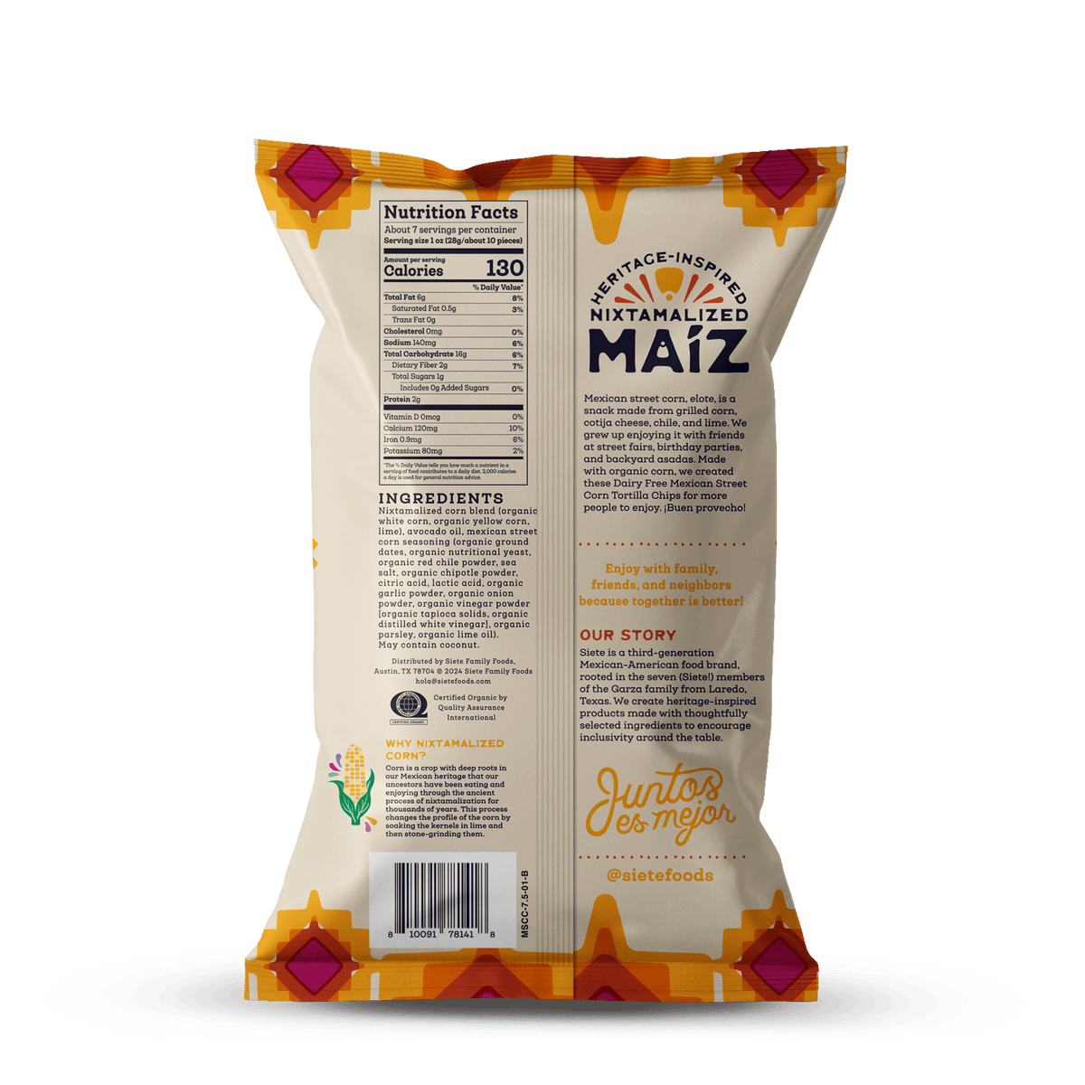 Maíz Mexican Street Corn Tortilla Chips