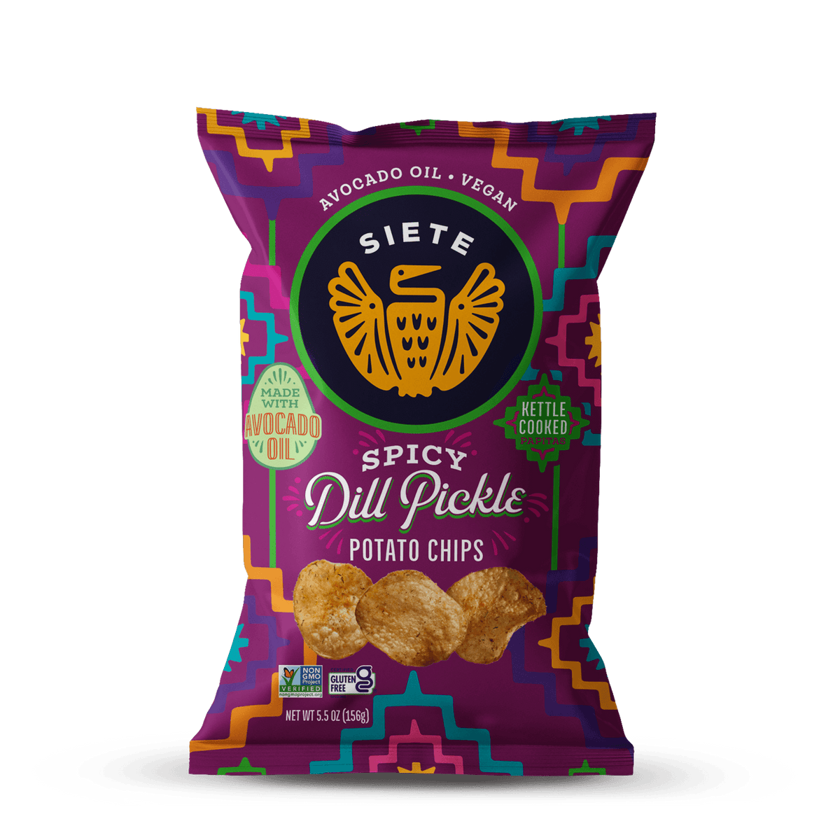 Kettle Cooked Spicy Dill Pickle Potato Chips