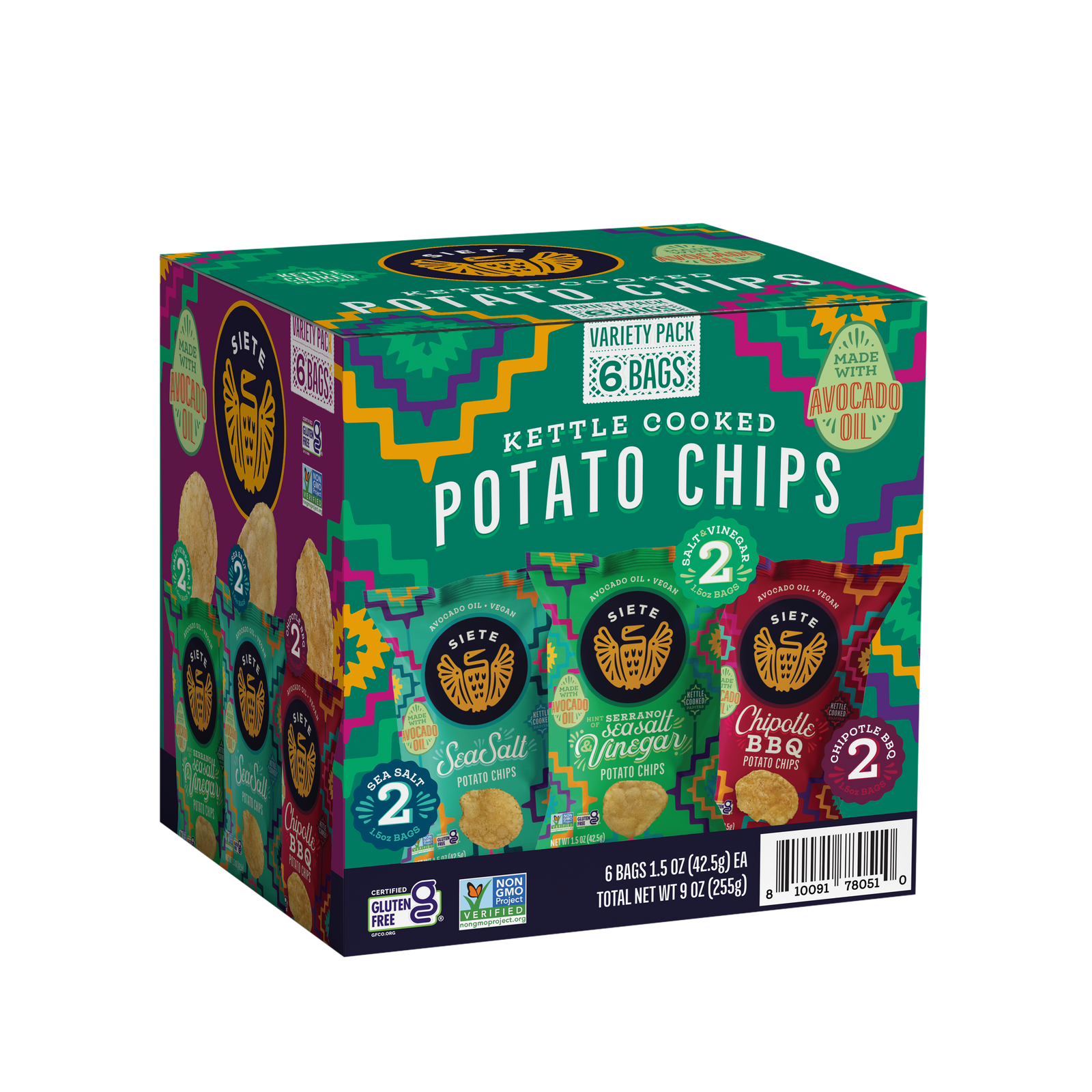 Kettle Cooked Potato Chips Variety Pack