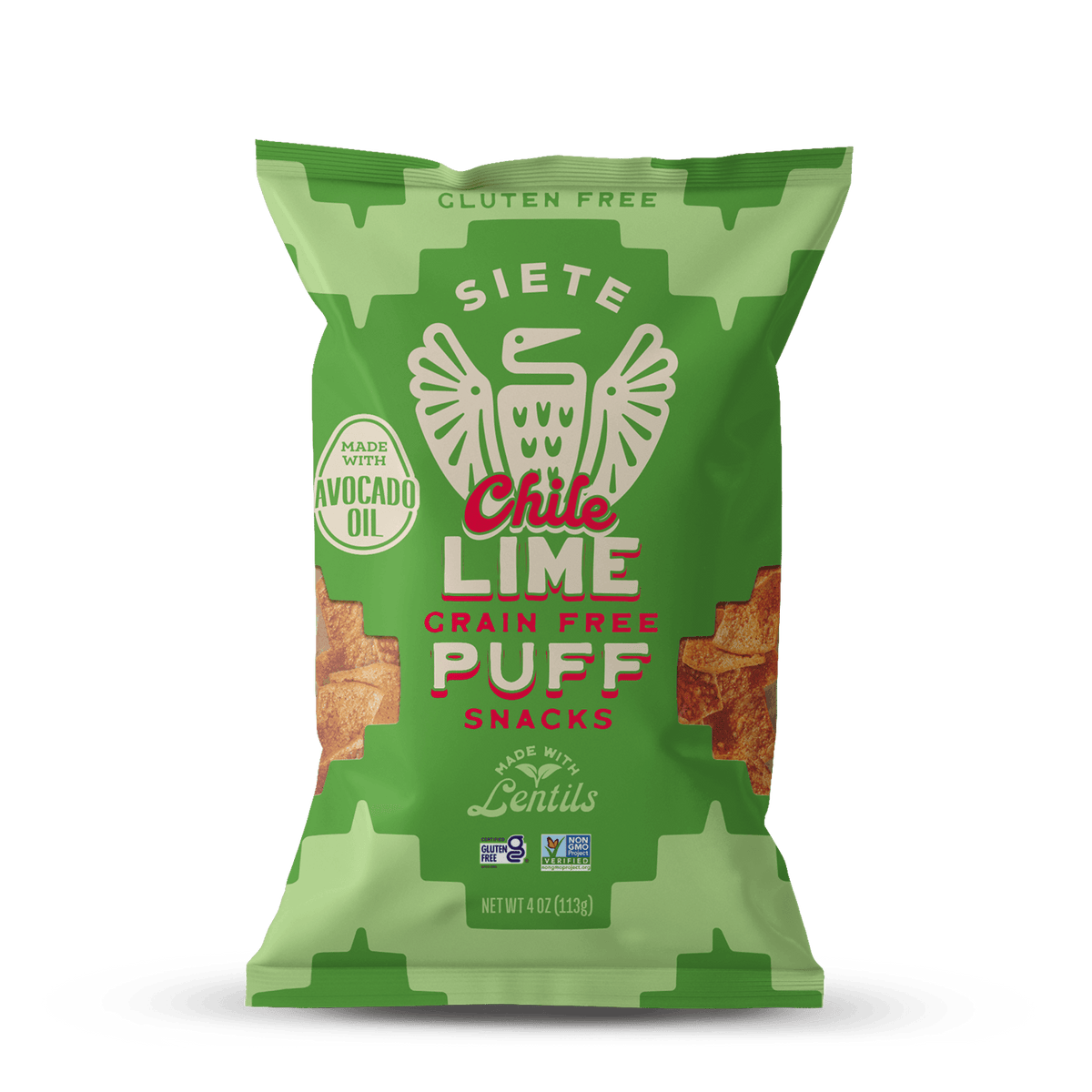 Grain Free Chile Lime Puff Snacks