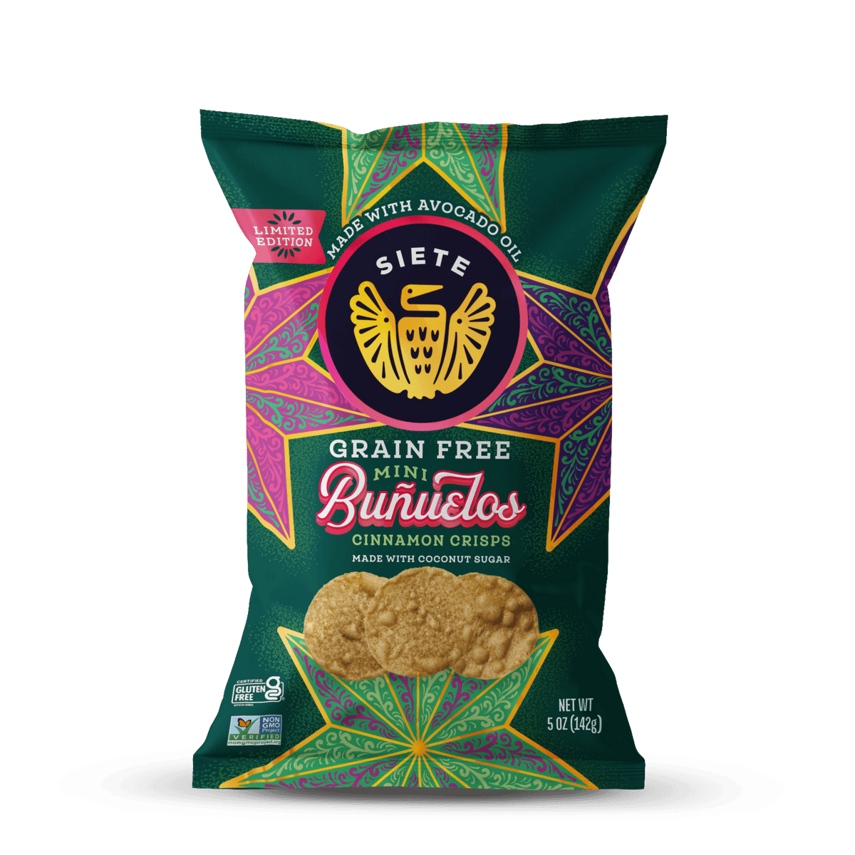 Grain Free Mini Buñuelos Cinnamon Crisps
