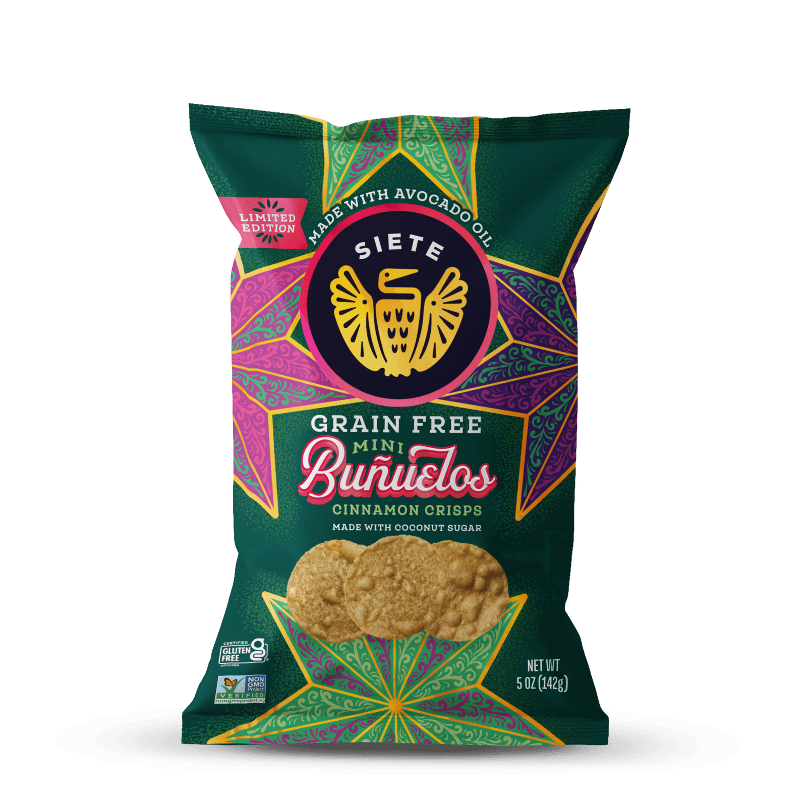 Grain Free Mini Buñuelos Cinnamon Crisps