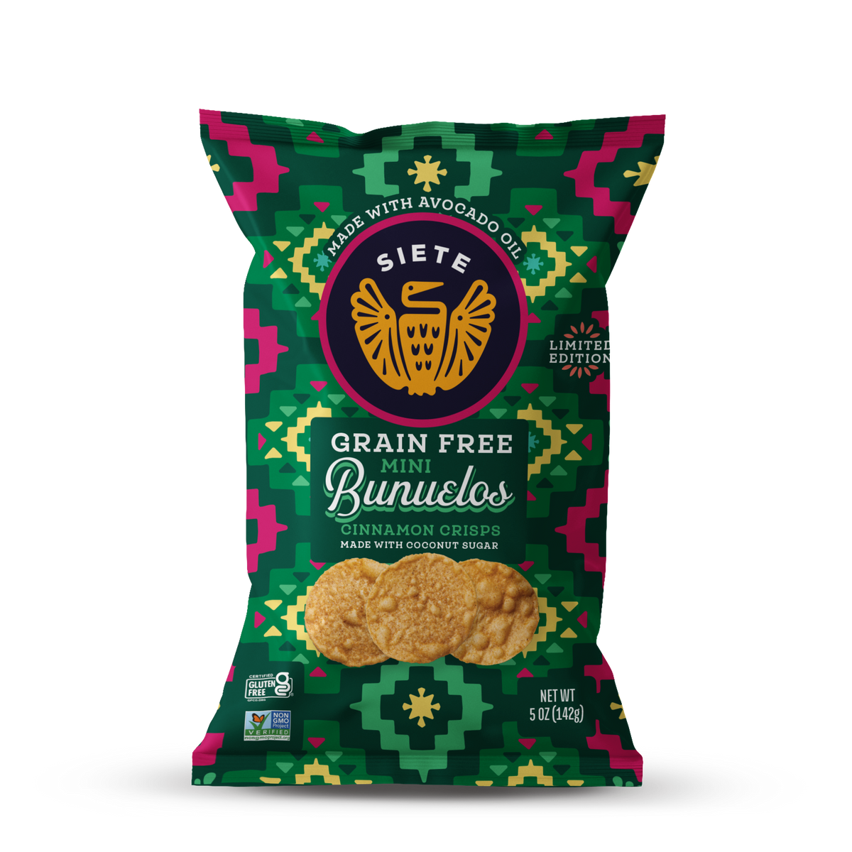 Grain Free Mini Buñuelos Cinnamon Crisps