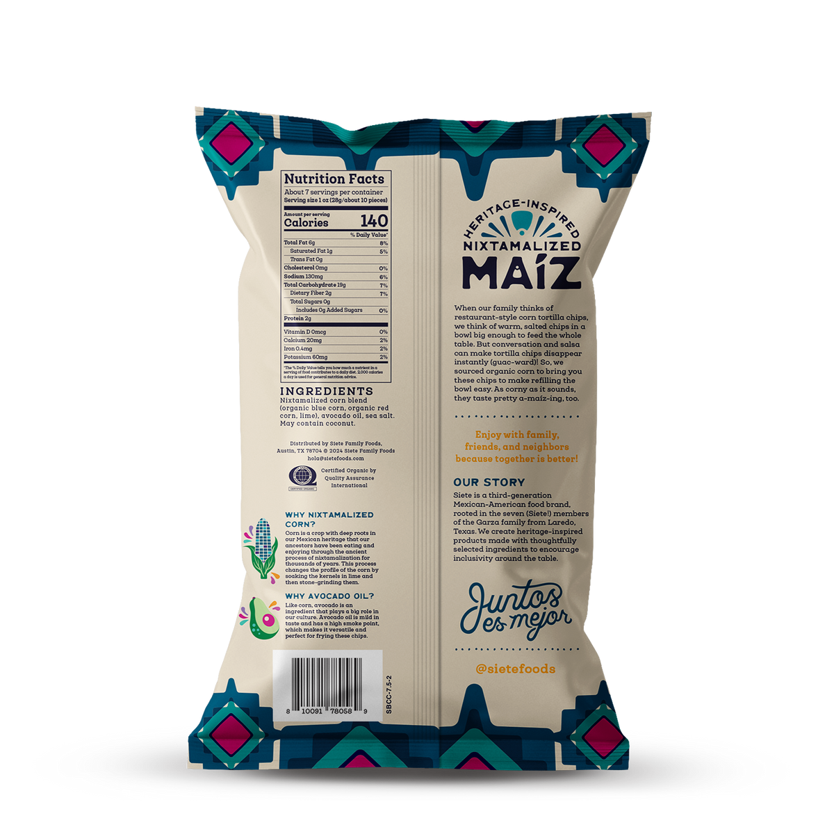 Maíz Blue Corn Tortilla Chips