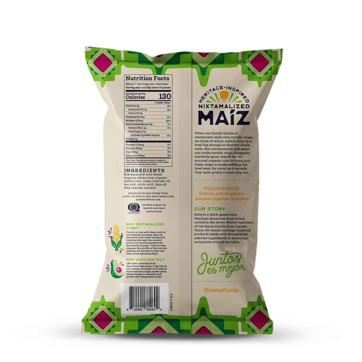 Maíz Lime Corn Tortilla Chips
