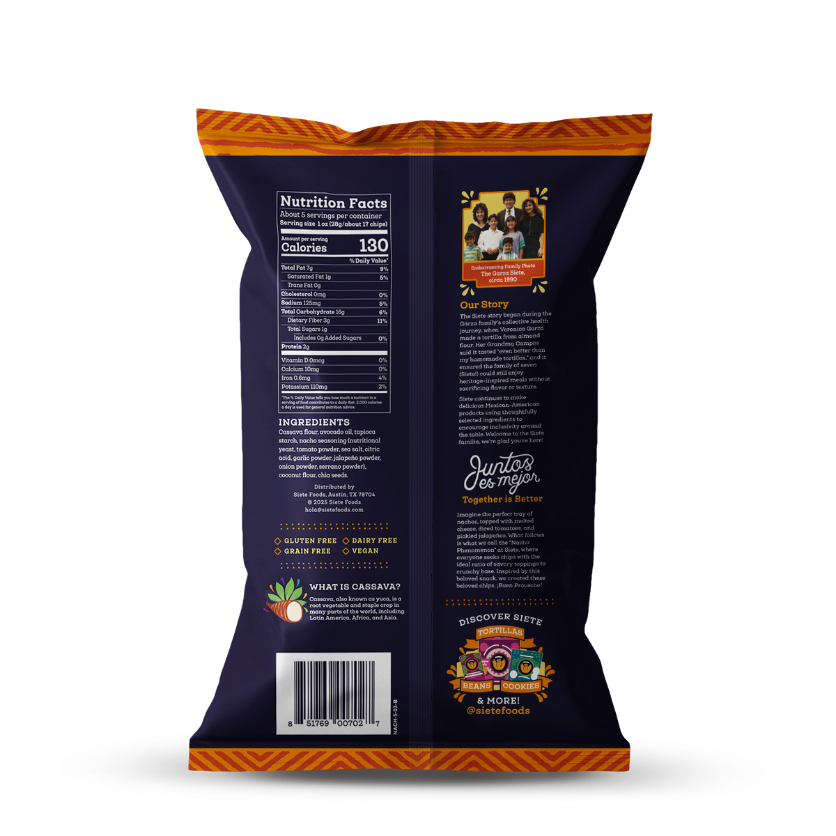 Grain Free Nacho Tortilla Chips