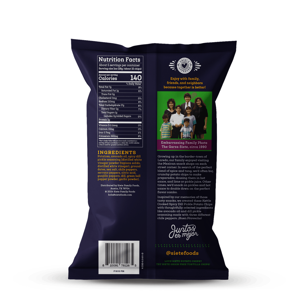 Kettle Cooked Spicy Dill Pickle Potato Chips