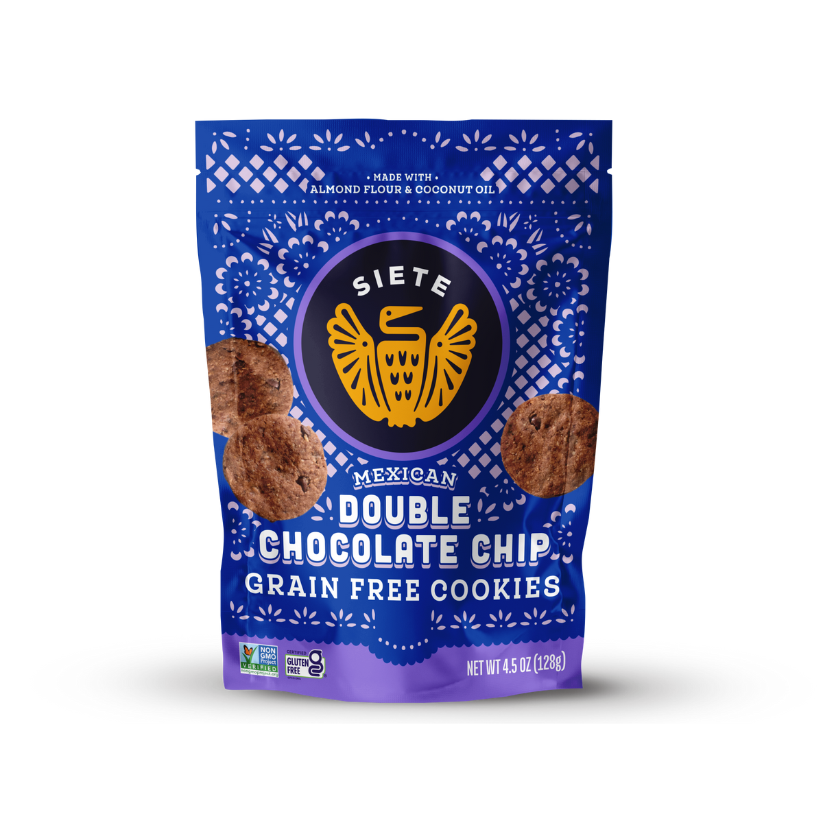 Grain Free Mexican Double Chocolate Chip Cookies