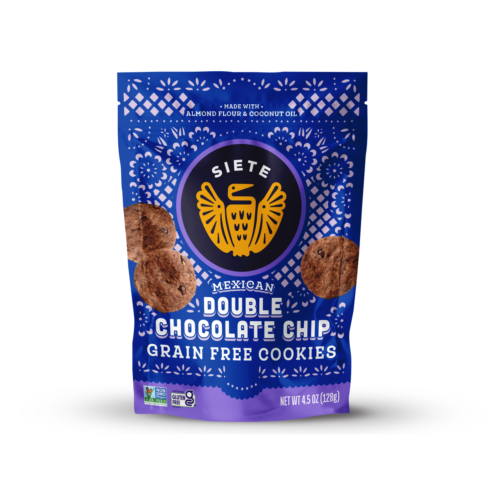 Grain Free Mexican Double Chocolate Chip Cookies