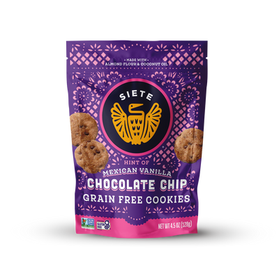 Grain Free Chocolate Chip Cookies with a Hint of Mexican Vanilla