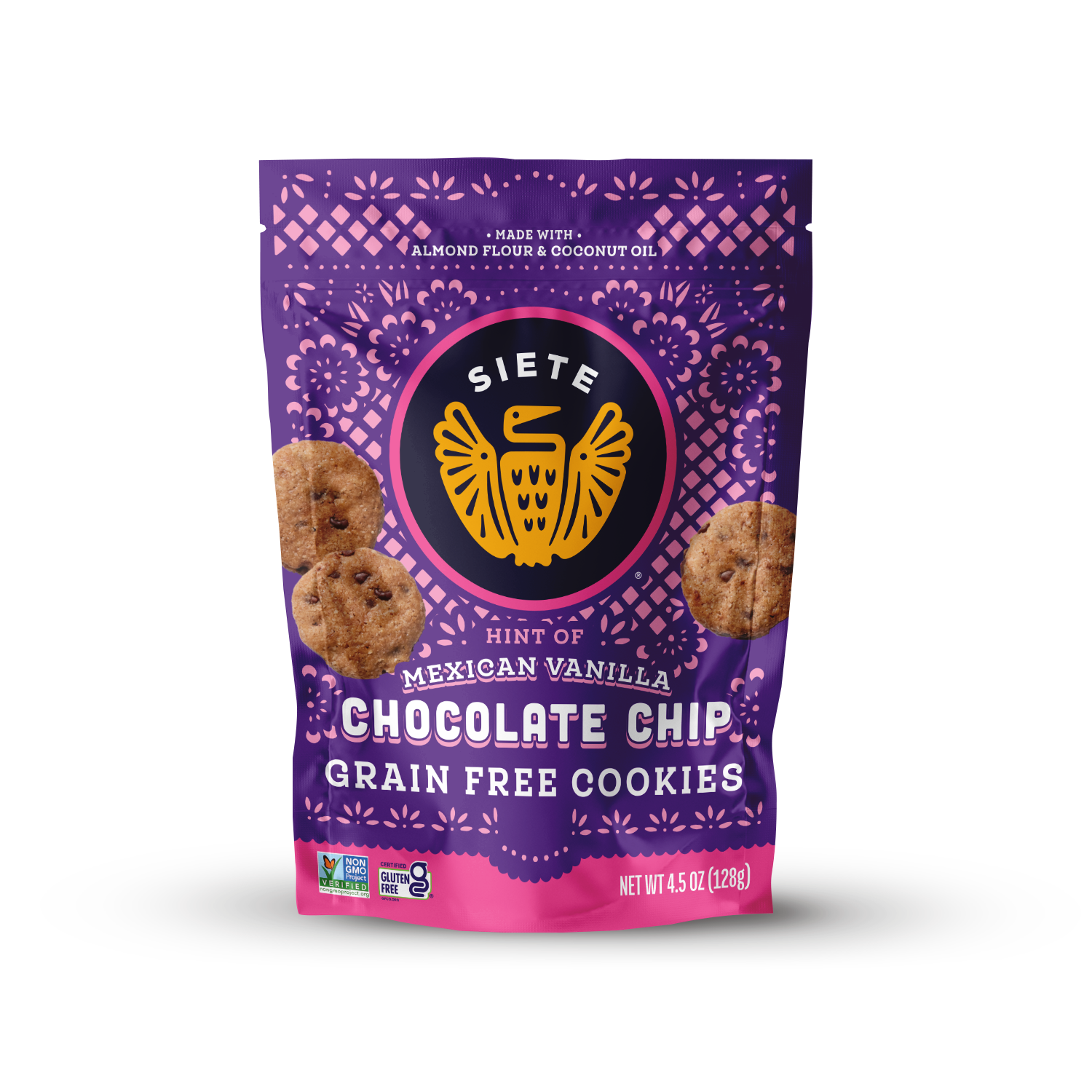 Grain Free Chocolate Chip Cookies with a Hint of Mexican Vanilla