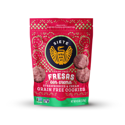 Grain Free Fresas con Crema Cookies