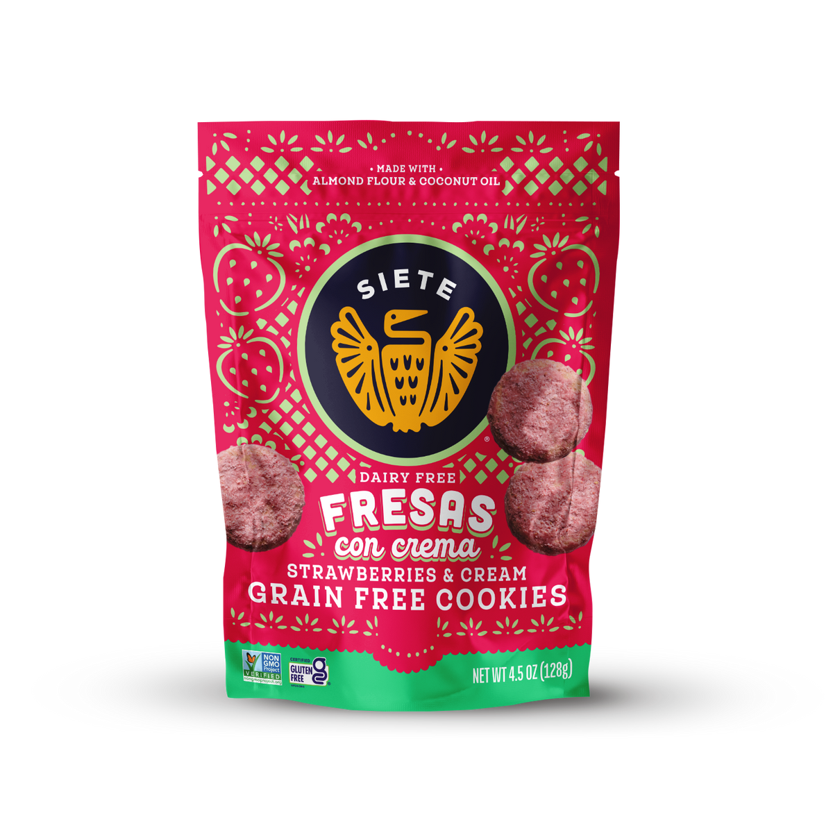 Grain Free Fresas con Crema Cookies