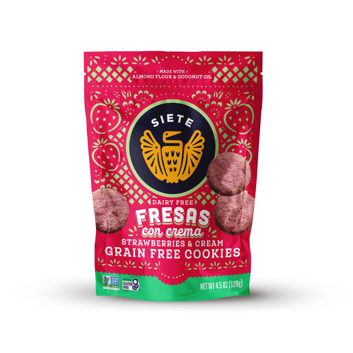 Grain Free Fresas con Crema Cookies