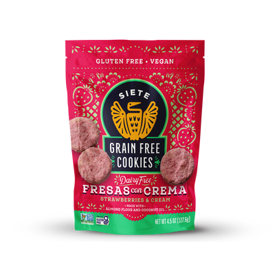 Grain Free Fresas con Crema Cookies