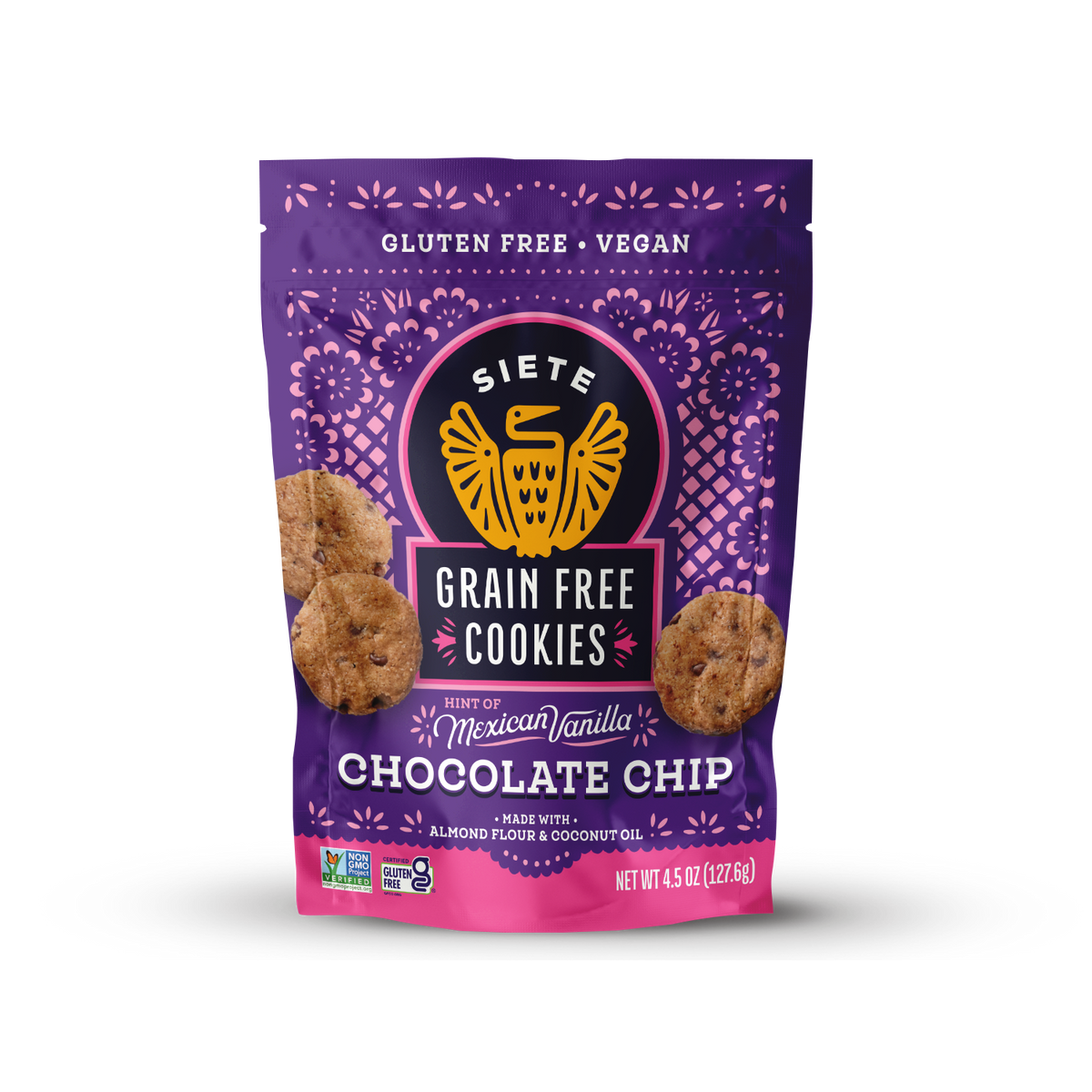 Grain Free Chocolate Chip Cookies with a Hint of Mexican Vanilla
