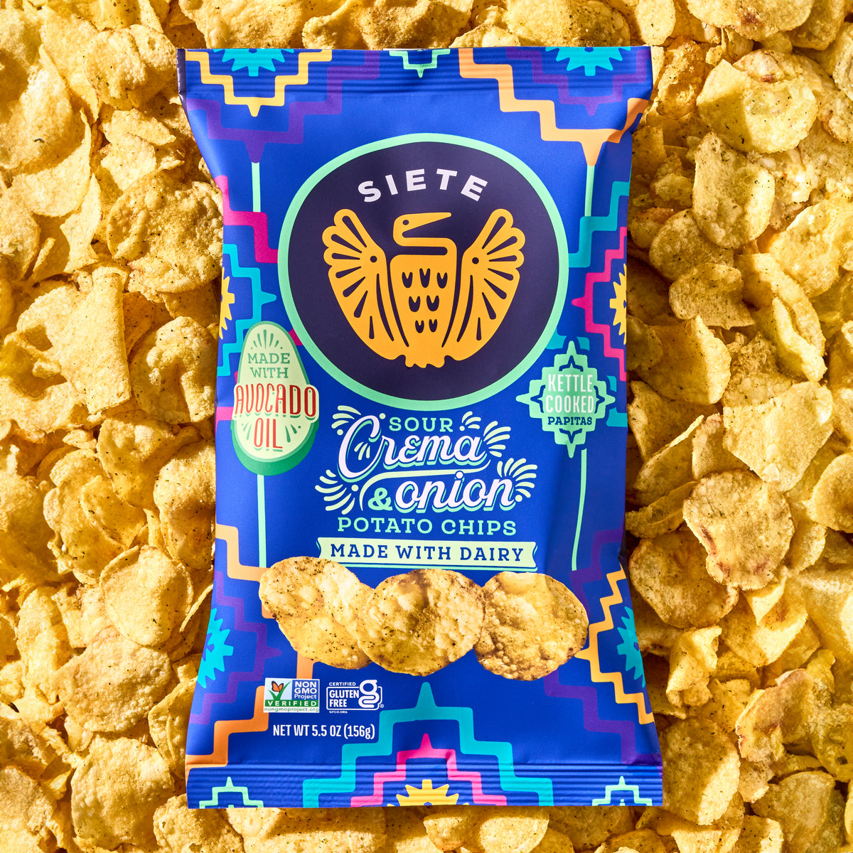 Kettle Cooked Sour Crema &amp; Onion Potato Chips