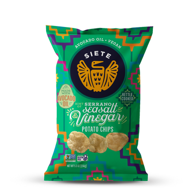 Kettle Cooked Hint of Serrano Sea Salt & Vinegar Potato Chips