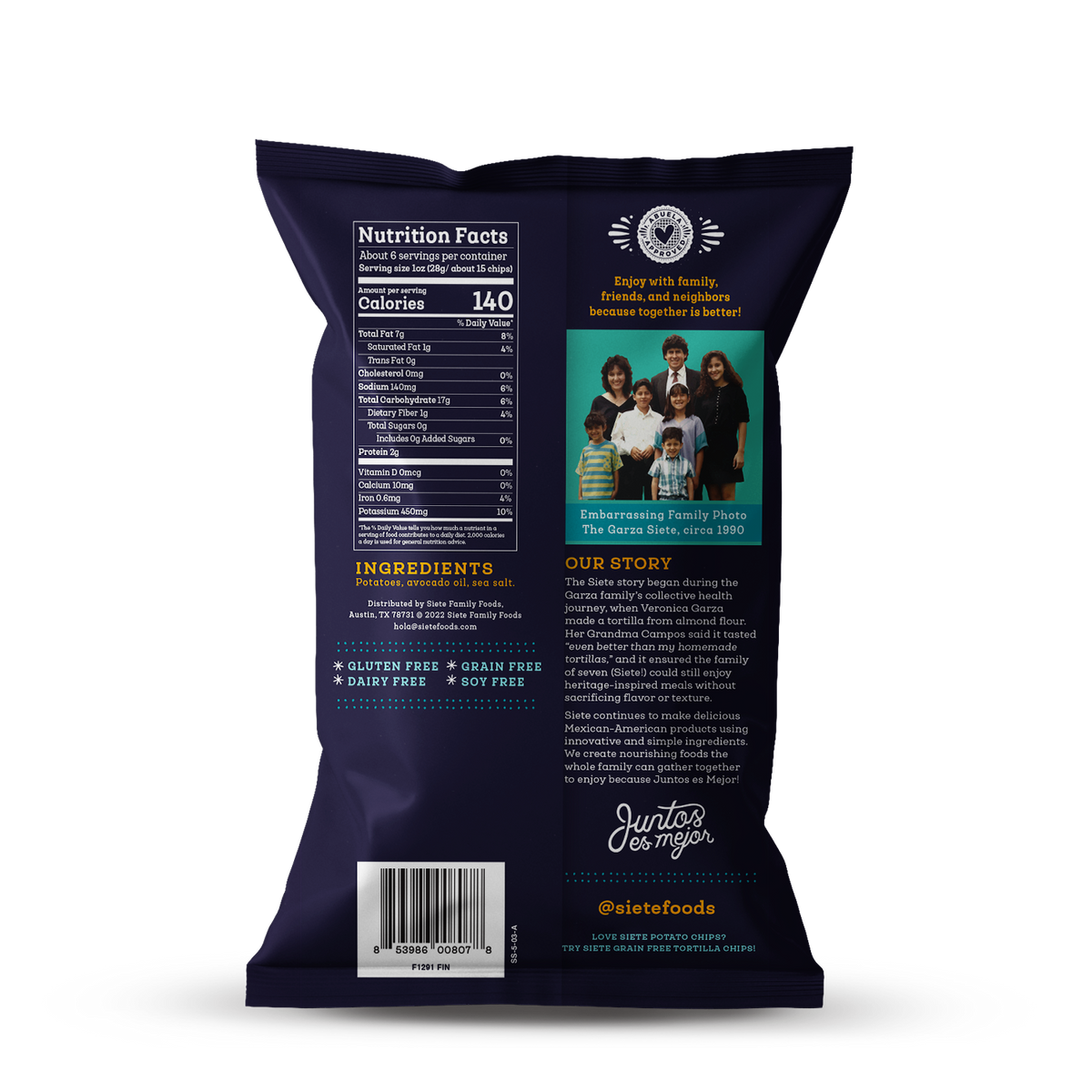 Kettle Cooked Sea Salt Potato Chips